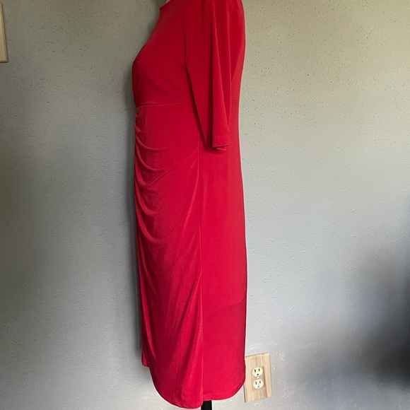 En Focus Fux Wrap Dress - Picture 3 of 5